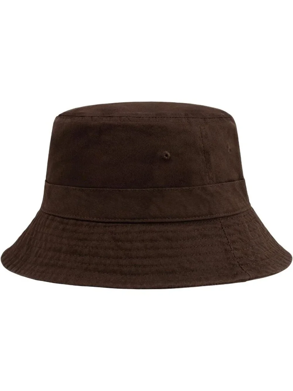 Unisex Coffee Cotton Summer Sun Boonie Style Beach Golf Fishing Bucket Hat